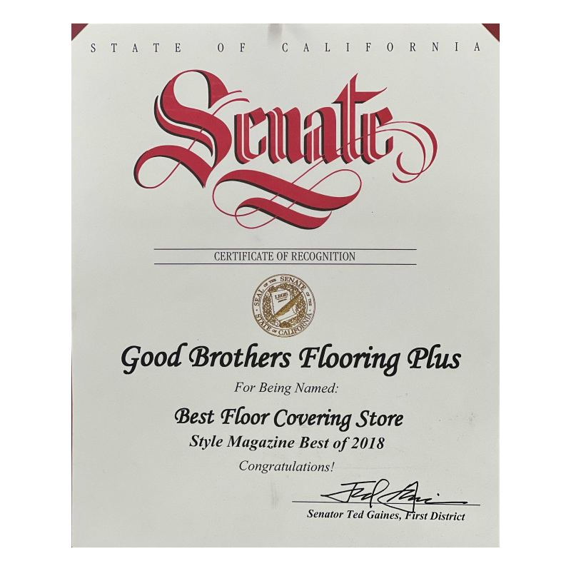 Best Floor Covering Store of 2018 from Style Magazine