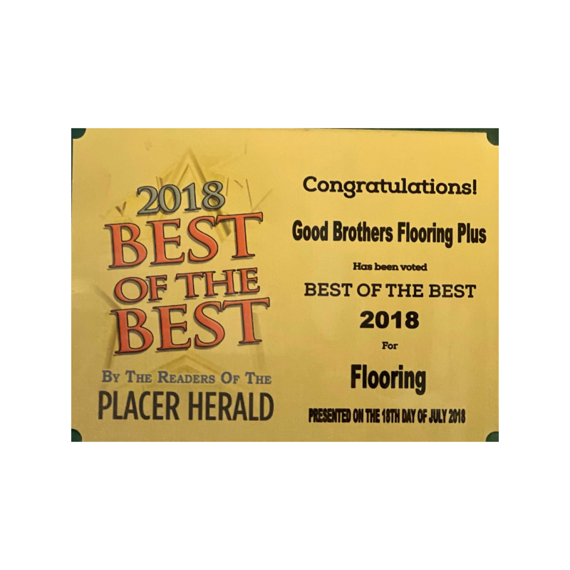 2018 Best of the Best award